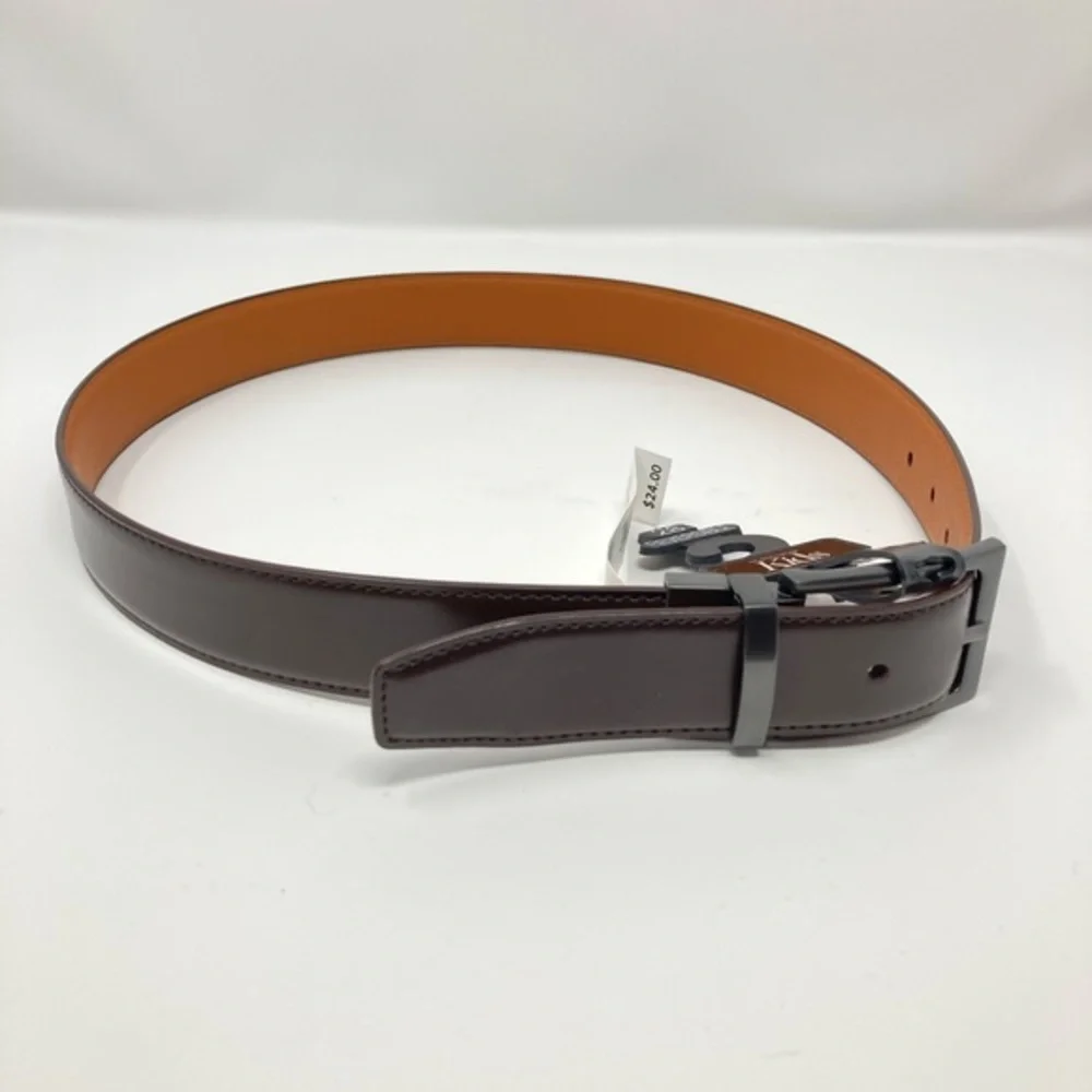 Nordstrom Kids Brand Tan Reversible Belt Size 28 L-II